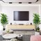 51'' Faux Fiddle Leaf Fig Tree Set of 2 Potted Artificial Plants for Living Room Bedroom Office